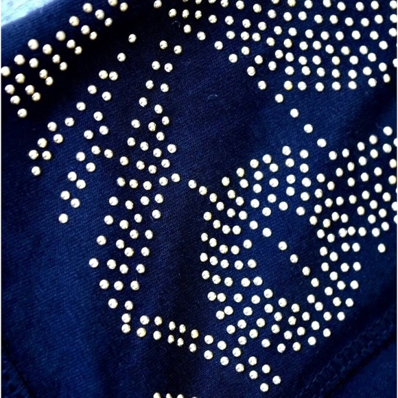 NEW Womens HANNAH Tunic Top Embellished shoulders and front Black, Sz M, NWT - Picture 4 of 10